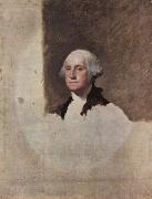 Gilbert Stuart Gilbert Stuart unfinished 1796 painting of George Washington oil painting on canvas